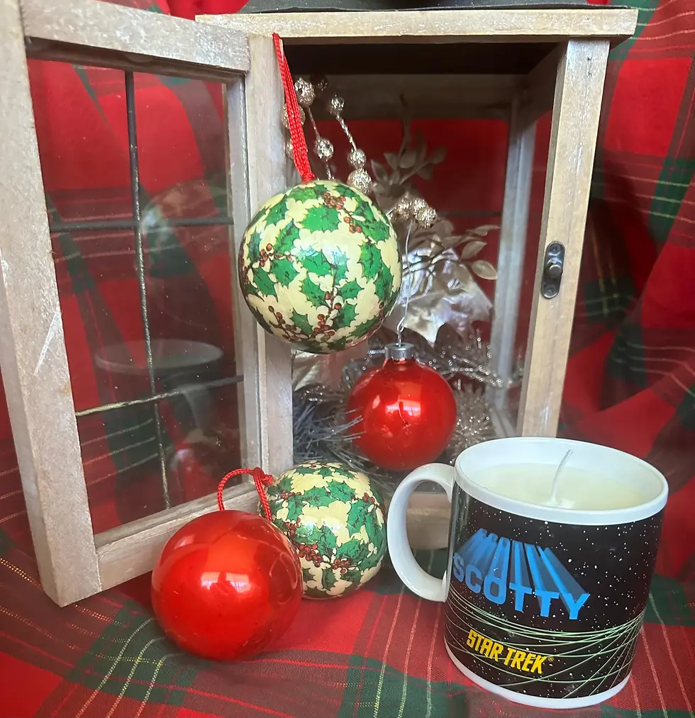 Thumbnail: Vintage Scotty Star Trek Mug Up Soy Candle  Perfect