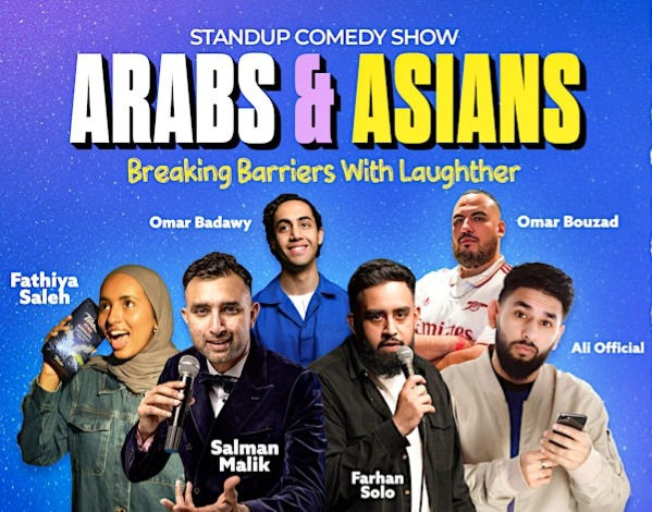 Arabs & Asians Stand-up Comedy Show