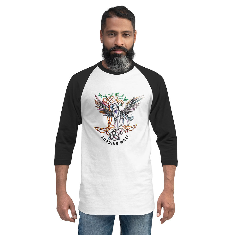 Thumbnail: Classic Baseball Shirt, 3/4 sleeve
