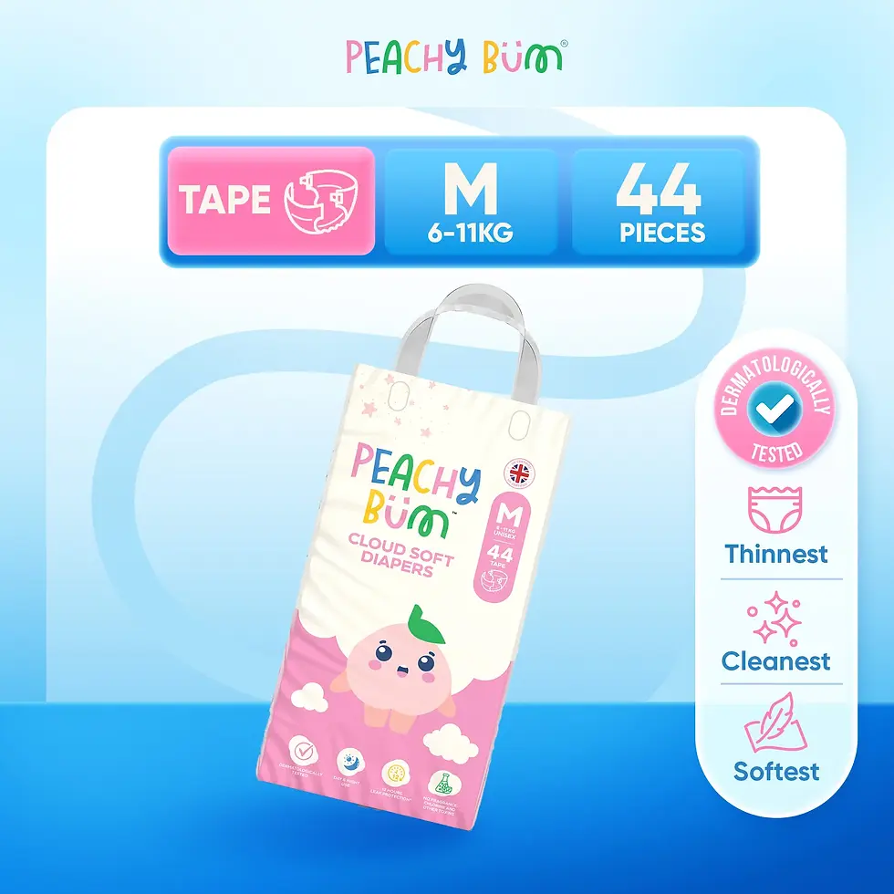 Thumbnail: Peachy Bum Tape Diapers