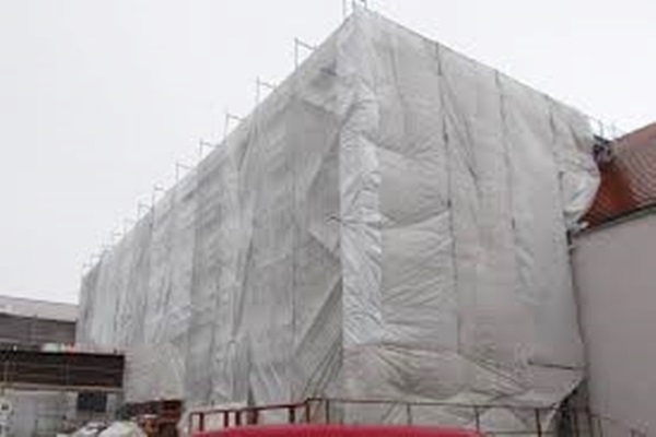 Plandeka na rusztowania zbrojona