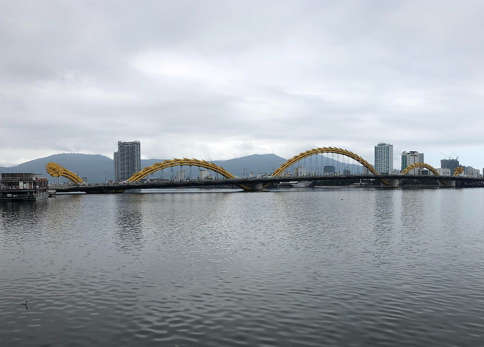 Dragon bridge i Da Nang