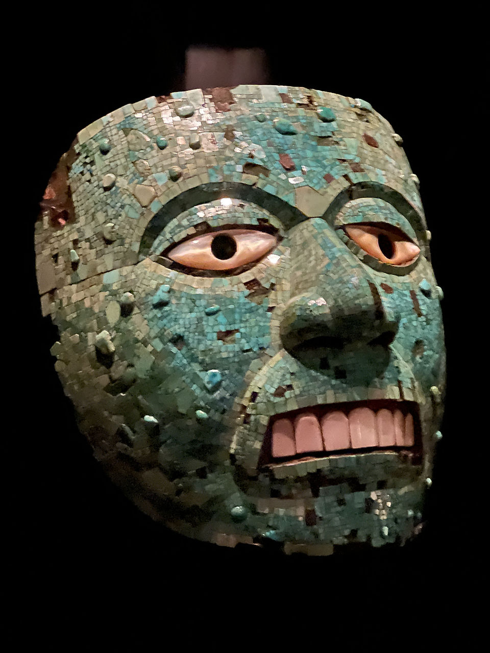 Turquoise mosaic Mask, Brittish Museum