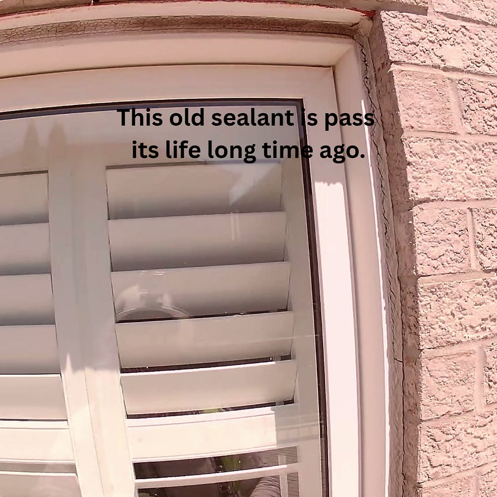 This old sealant is pass it life lone time ago..mp4