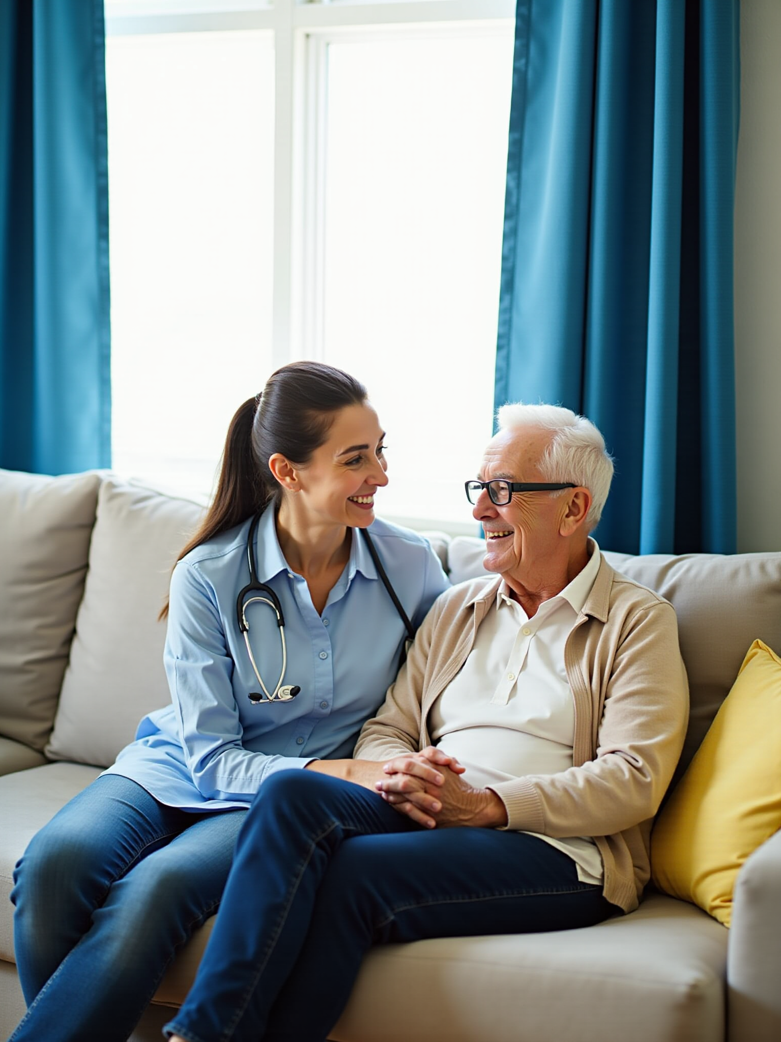 Nurse with Senior Patient