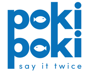 Poki Poki Logotype - Say it Twice Tag - Stacked - blue.png