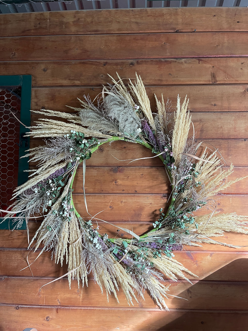 Grass wreath