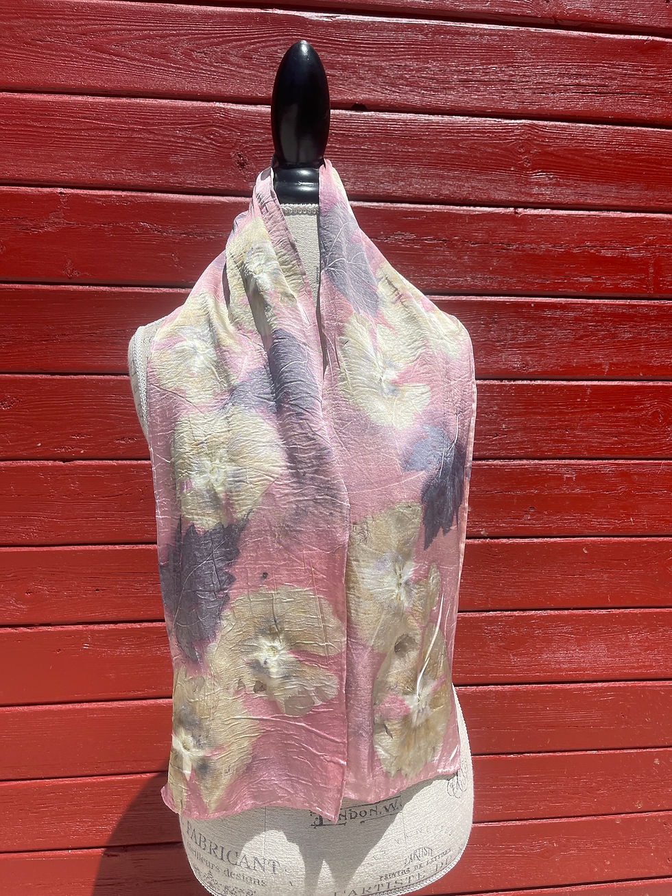 Thumbnail: blush link botanical dyed scarf