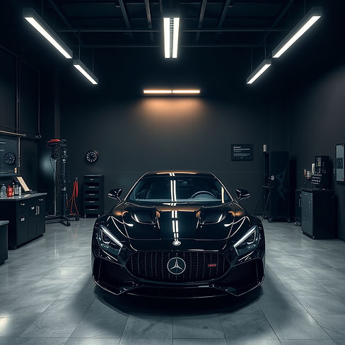 dark auto detailing studio with a premium car .jpg