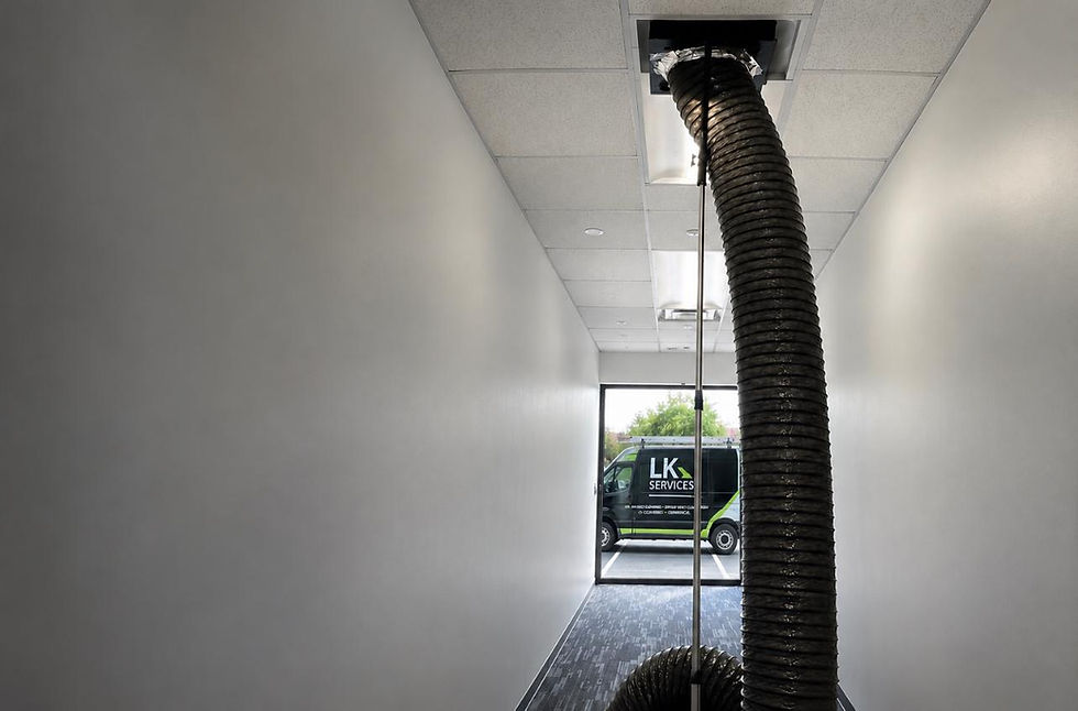 Commercial air duct cleaning Dallas using a professional negative air pressure machine