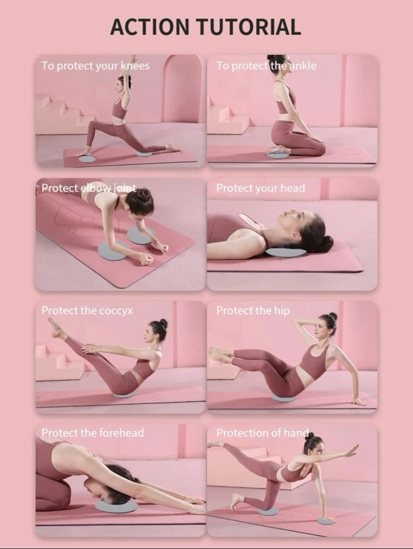 Thumbnail: Pair of yoga knee pads