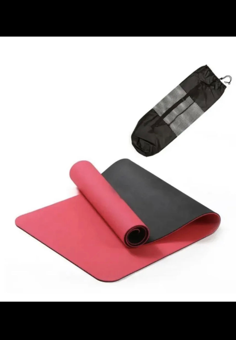 Thumbnail: Yoga mat, carry bag and pair of blocks