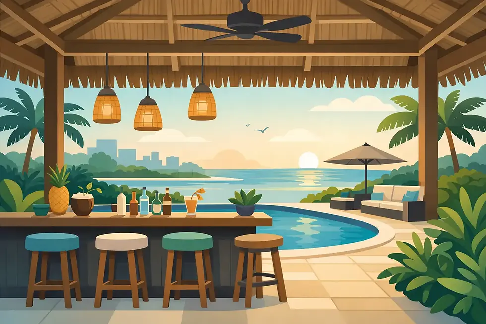 Covered Outdoor Bar Ideas for South Florida