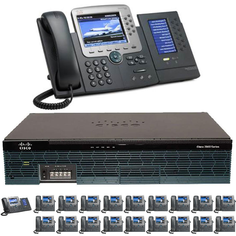 The 20 Office Ten Gigabit Color PBX Telephone System SIP/ Analog / ISDN PRI