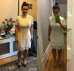 before and after dress