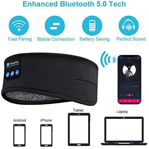 Miniatura: Diademas Auriculares Inalámbricos Para Dormir Marca Lavince