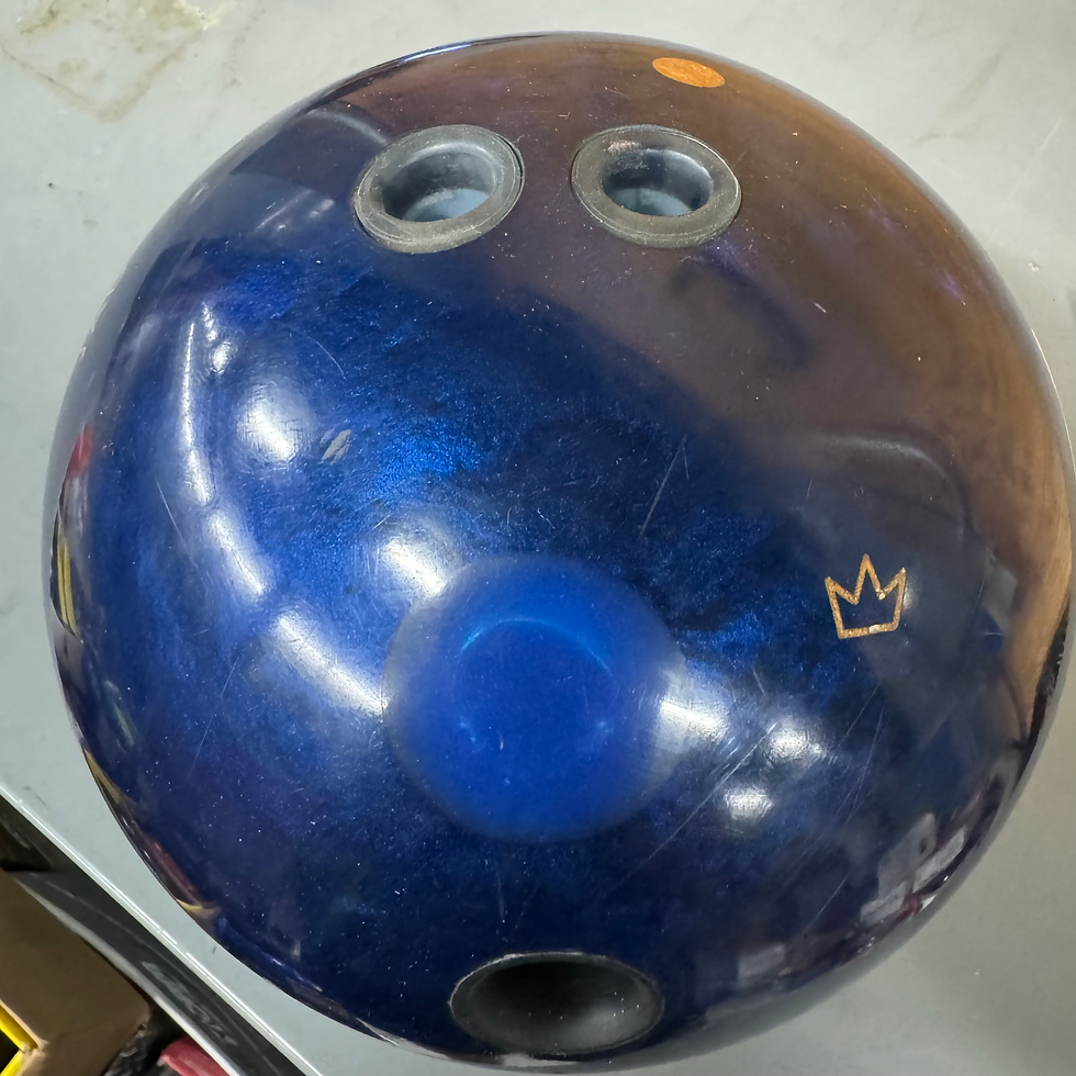 Thumbnail: 15LB Brunswick Melee Jab Midnight Blue