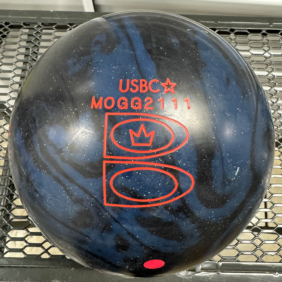Thumbnail: 15LB Brunswick Knockout Black/Blue