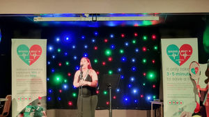 Aimee supports the boys and MISSEDABEAT