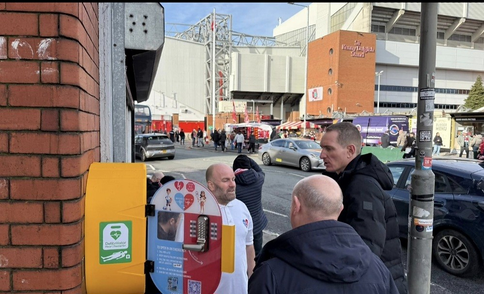 Defibrillator installed outside Liverpool stadium