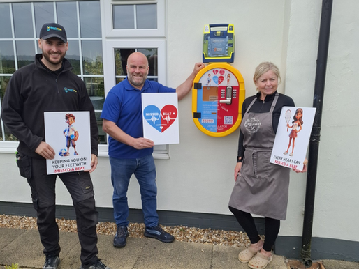 ❤️ Hammers & Pincers Now Protected With Community Defibrillator & Bleed Control Kit ❤️
