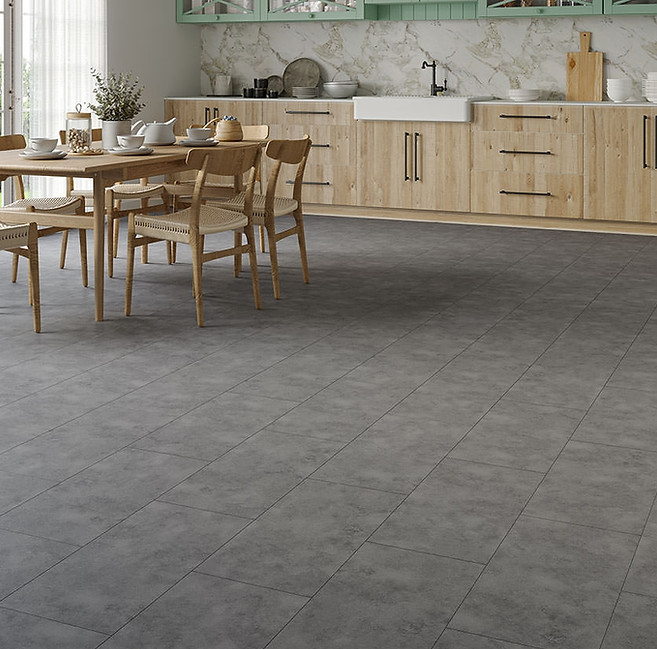 spc vinyl click, black tile design