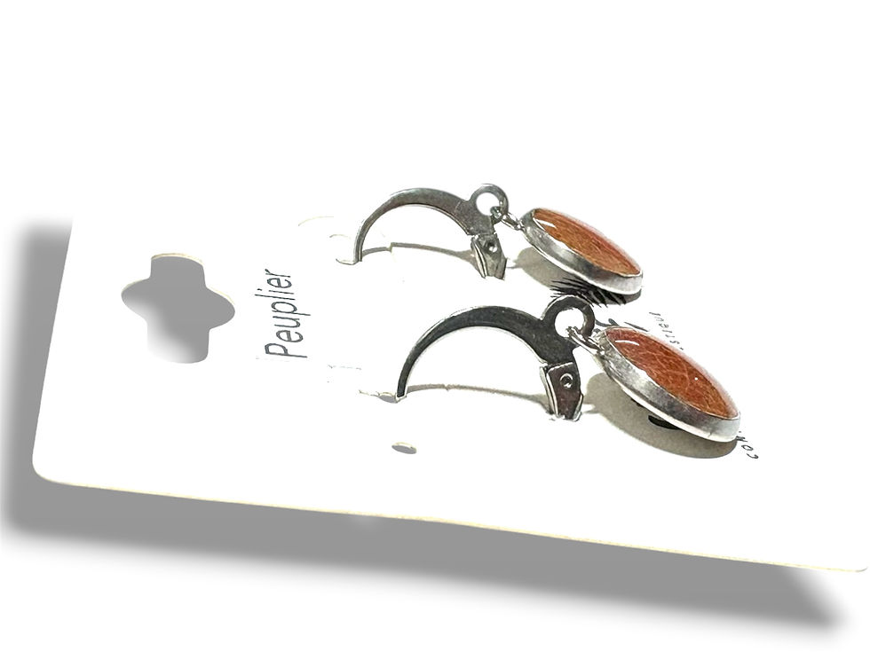 Miniature : Boucles d’oreille Peuplier d’Automne