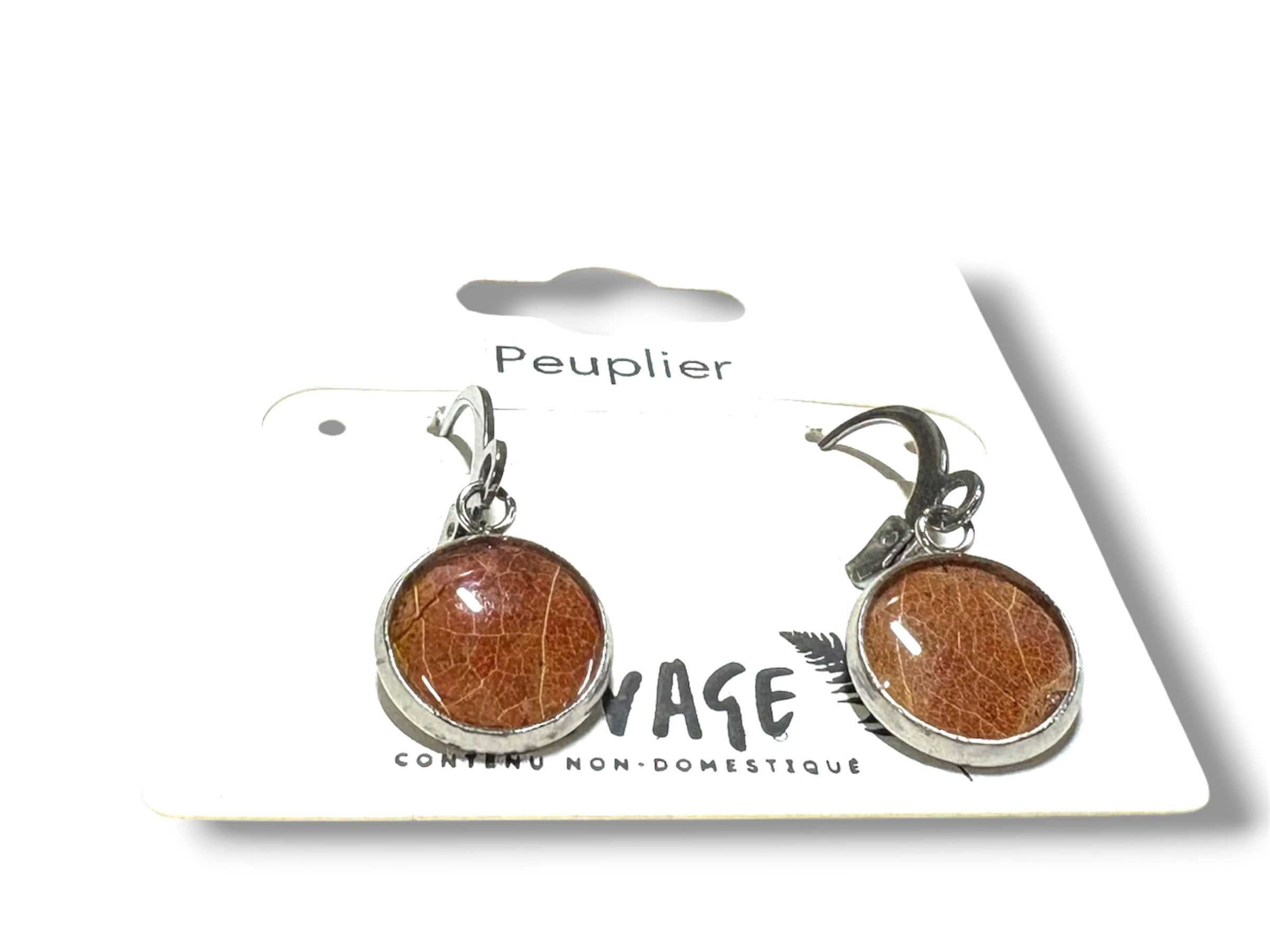Boucles d’oreille Peuplier d’Automne