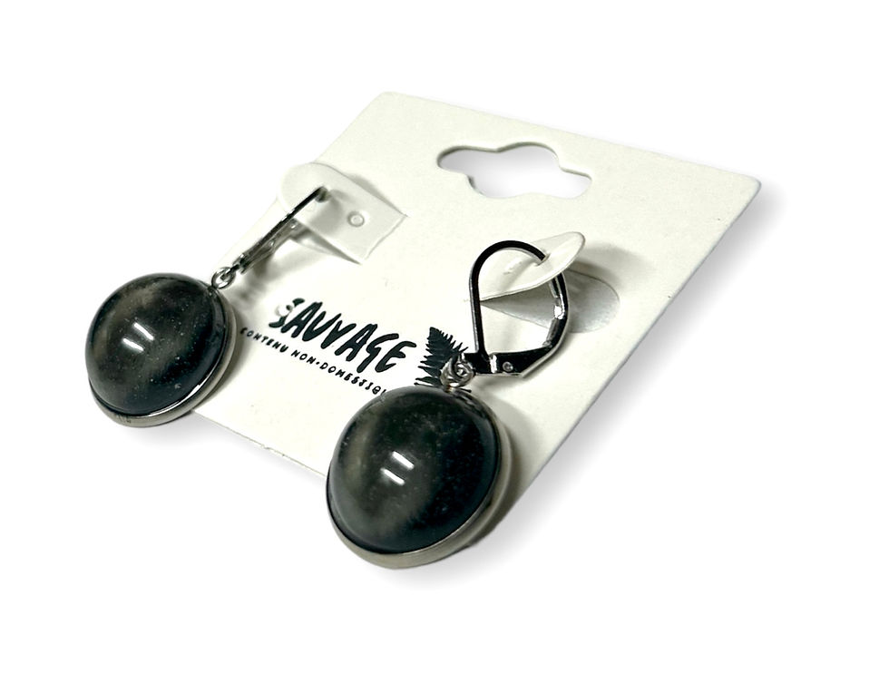 Thumbnail: Black Willow Earrings