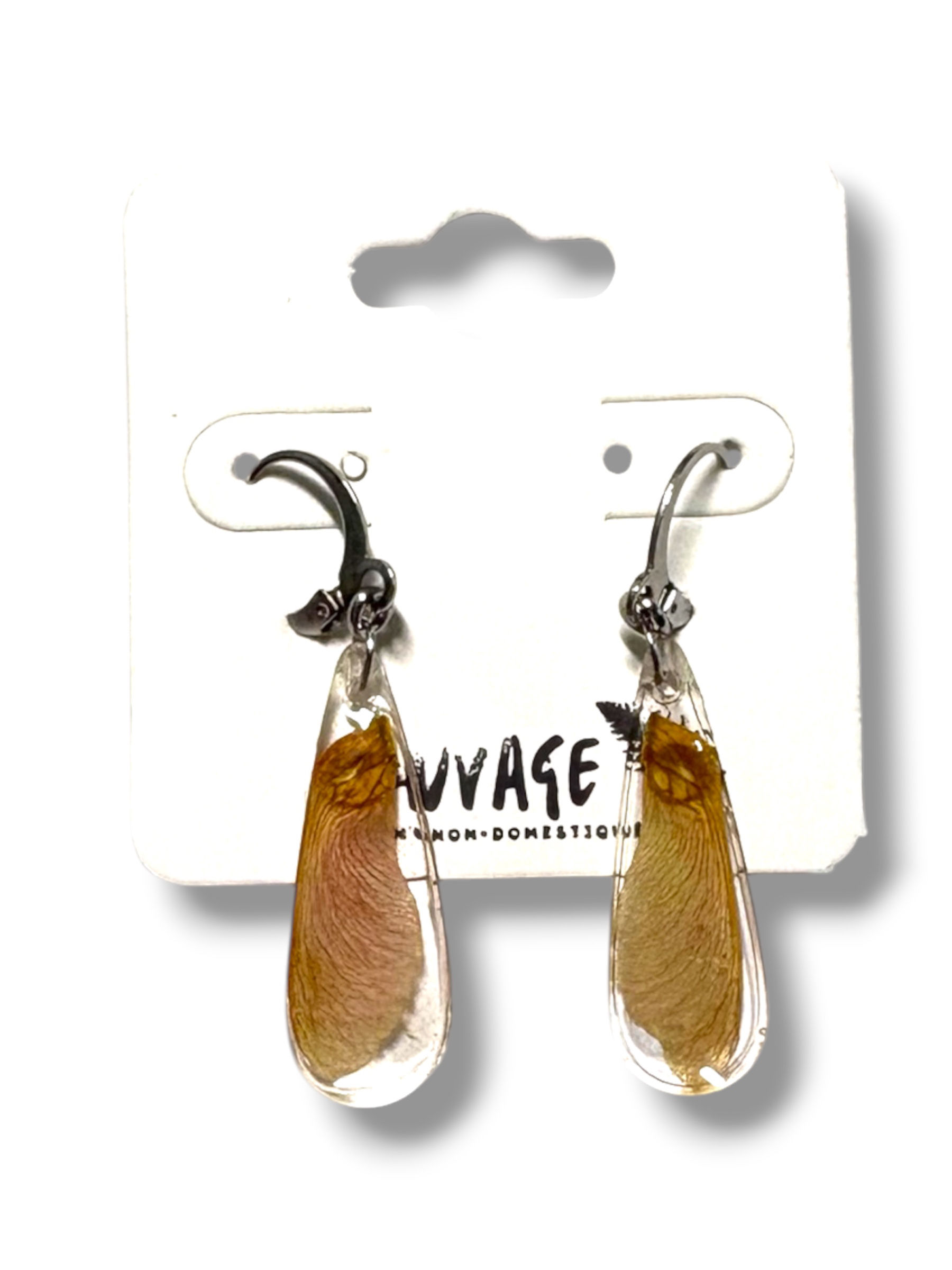 Pink Maple Samare Earrings