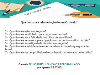 Como conseguir um emprego mais rápido com um currÃculo diferenciado