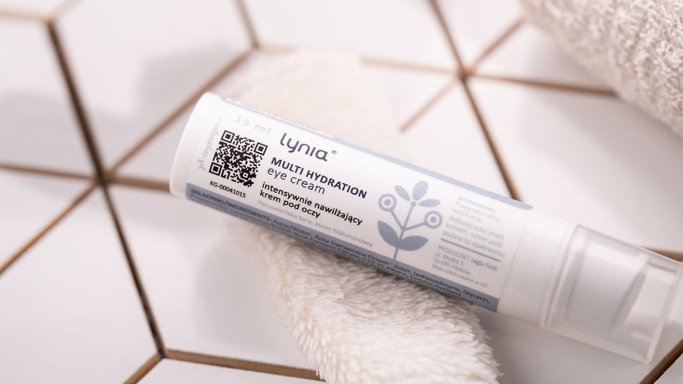Lynia Krem pod oczy z ceramidami i peptydami – nawilżenie i regeneracja skóry