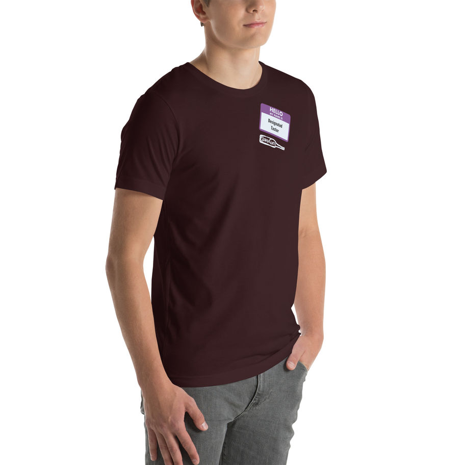 Frontish View Ox Blood Designated Taster Wine T-Shirt