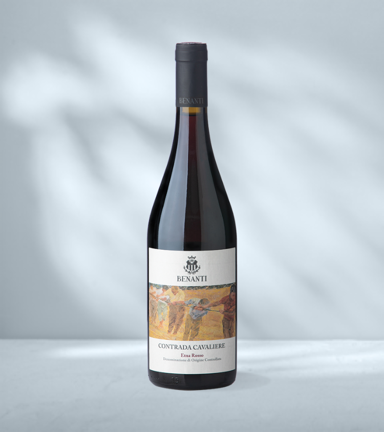 Bottle of Benanti Contrada Cavaliere Etna Rosso red wine from Sicily