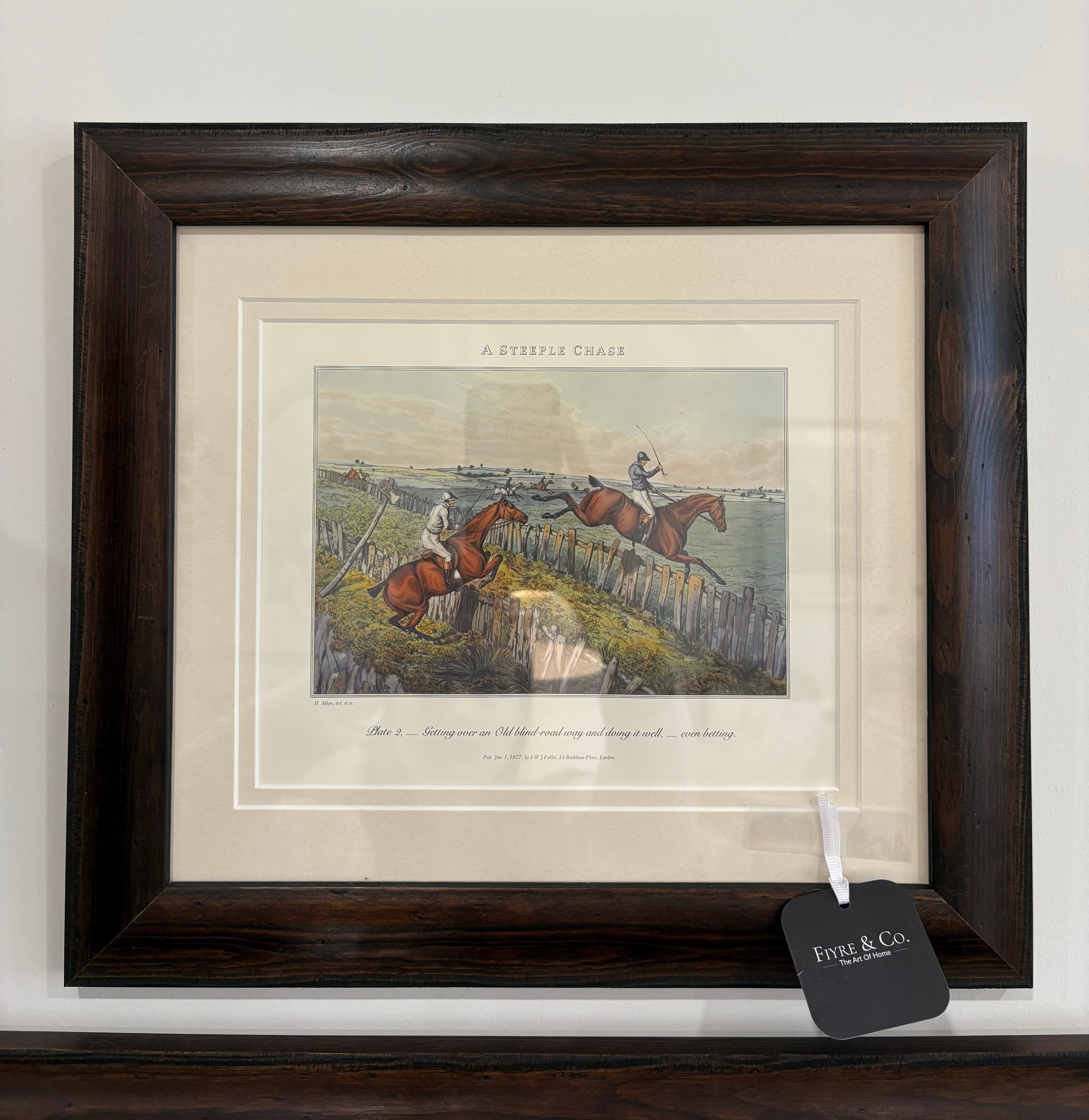 Vintage Fox Hunt Print