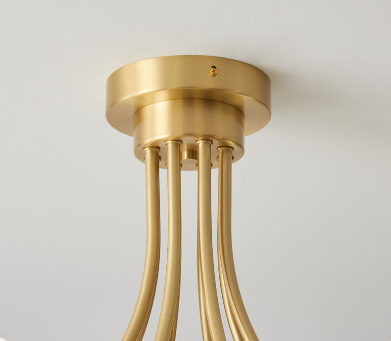 Miniatura: Modern Decor Chandelier Gold Ceiling Light Fixture detail