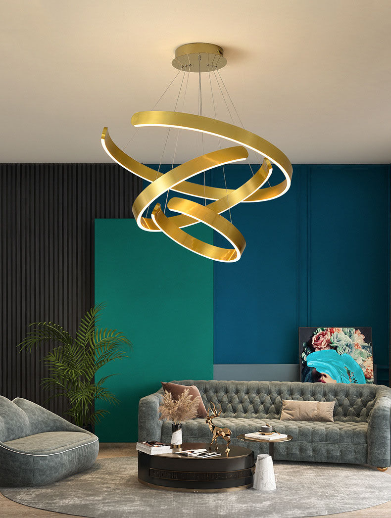 Miniatura: Modern Chandelier Multi-Tier LED Pendant Light Home Decor application