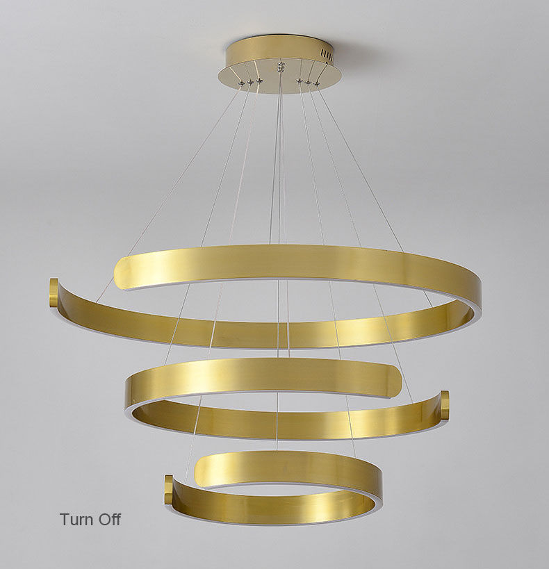 Miniatura: Modern Chandelier Multi-Tier LED Pendant Light Home Decor off