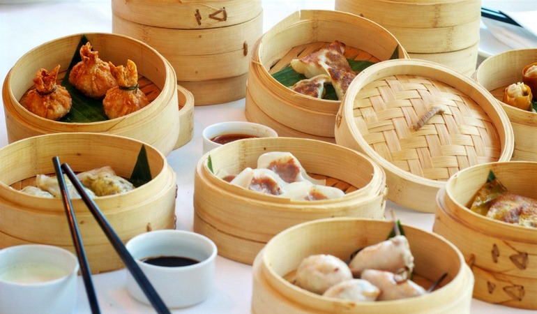 Arranged Food and Objects