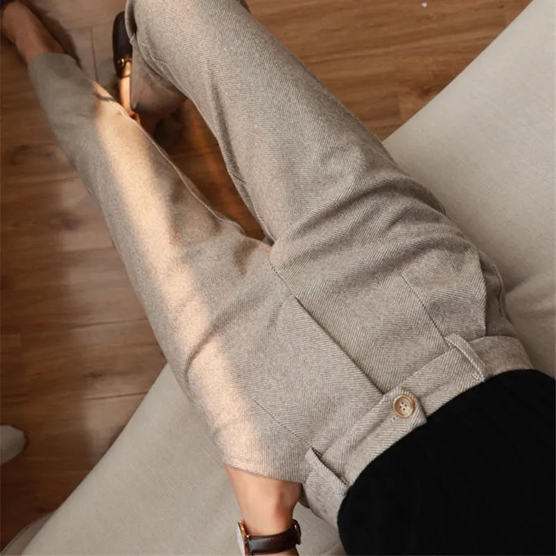 Miniatura: EleganceFit – Calça Harém Feminina Cintura Alta