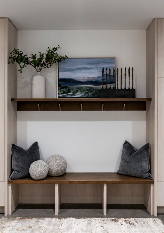 Entry way and mudroom