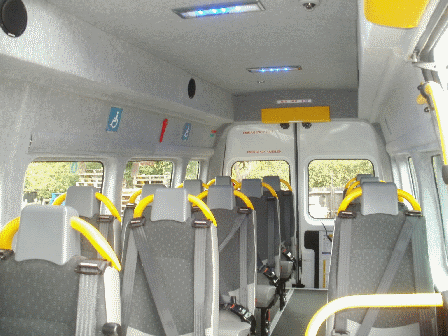 Vauxhall Movano 15 seat 4 w/chair positions