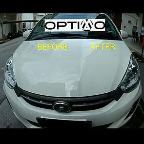 Optimo Stain Buster before and after effect