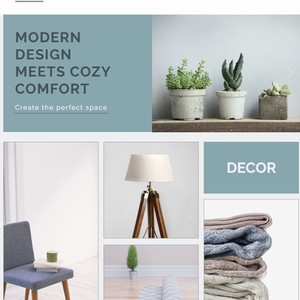 Home Decor and Textiles Display