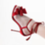 Linda Red, handcrafted women sandal produced in limited edition
