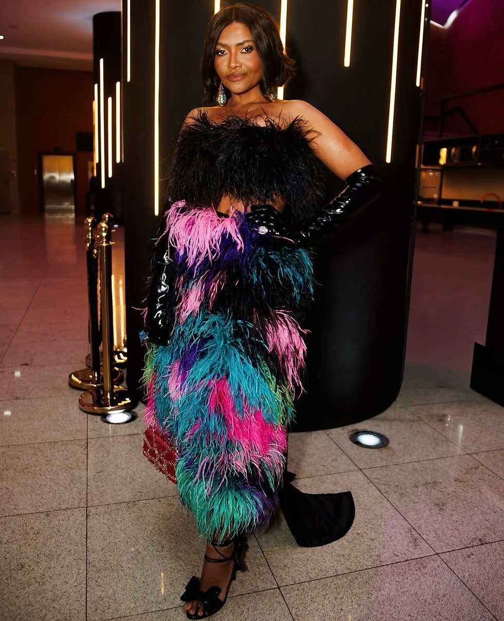 Gaby Amarantos Wears Giseli Dias Linda Black at the M-V-F Awards 2026