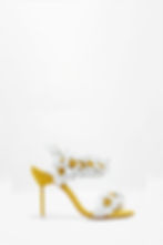 Margarida floral sandals with handcrafted white leather daisies