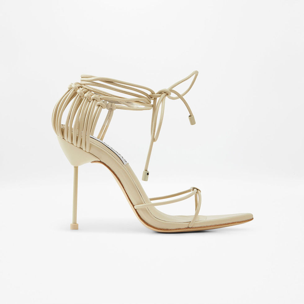 nude designer heels