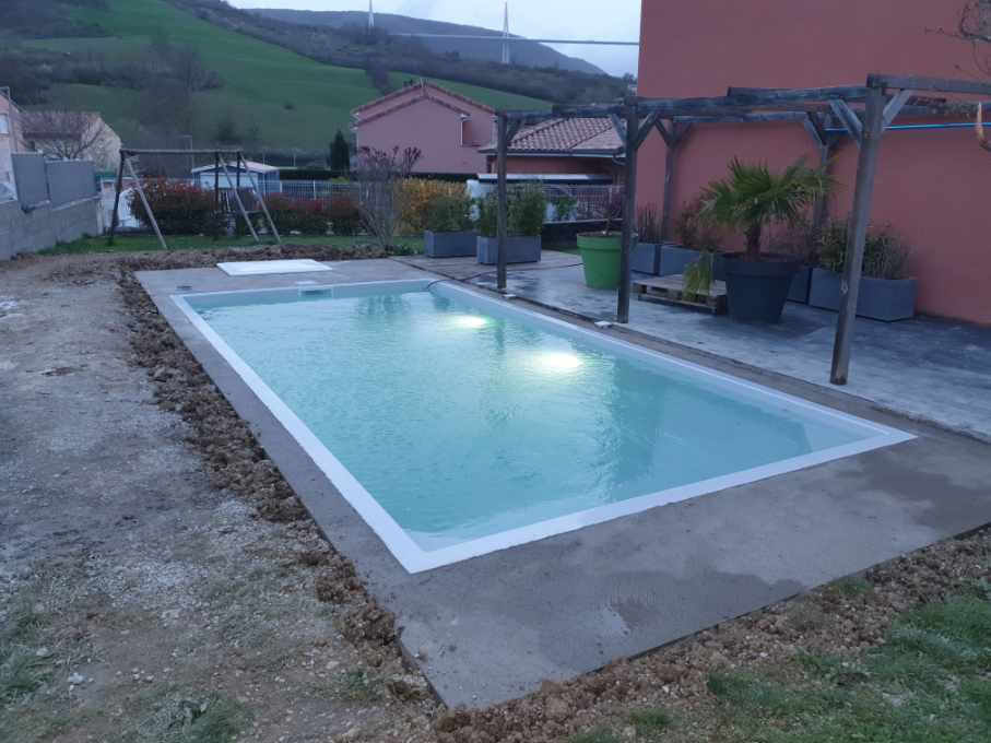 Miniature : Piscine"Corsica600" Fond Plat 6.00m x 3.25m x 1.50m