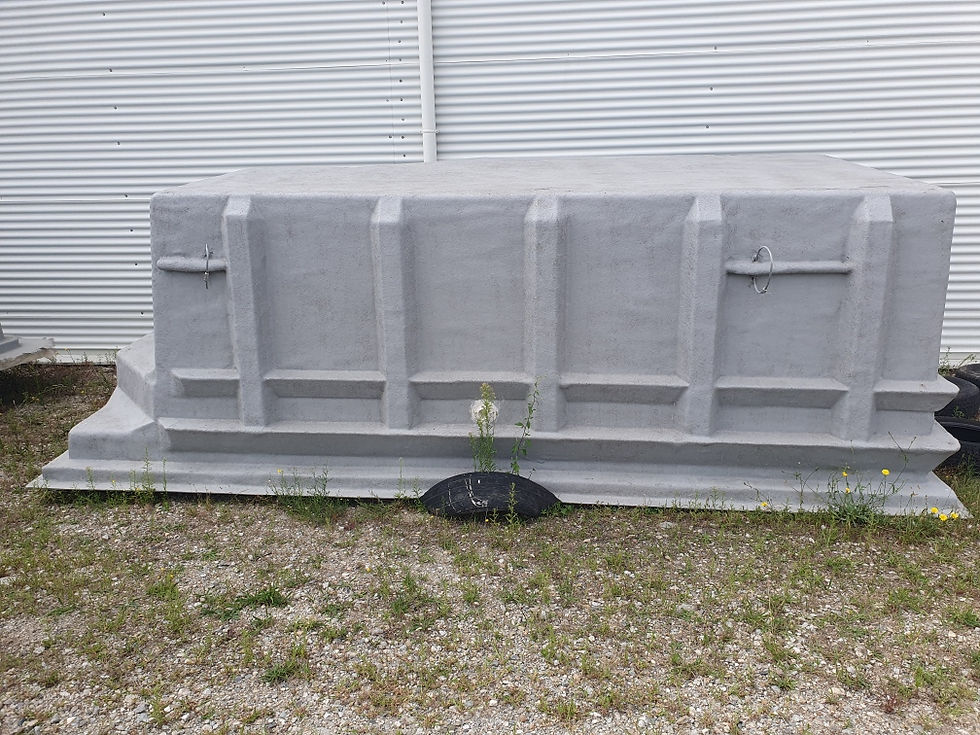 Miniature : Piscine Fond Plat "MYTHIQUE" - 6.17m x 3.34 m x 1.40 m